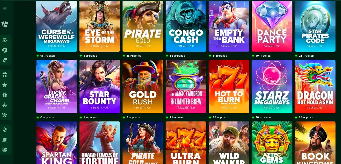 Главная страница официального сайта Kent casino с играми